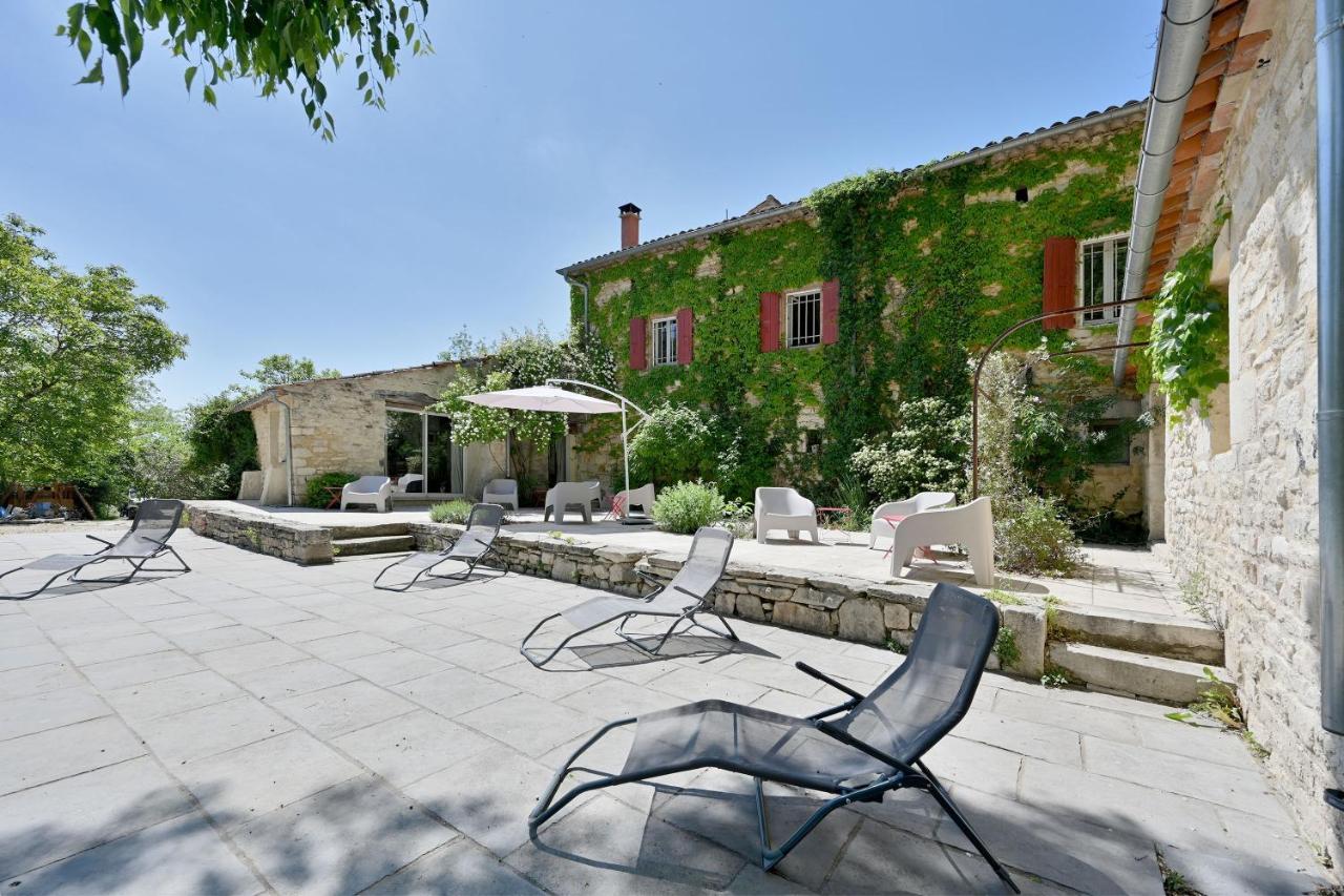 Mas Arguin - Charmante Maison Avec Piscine Barjac  Extérieur photo
